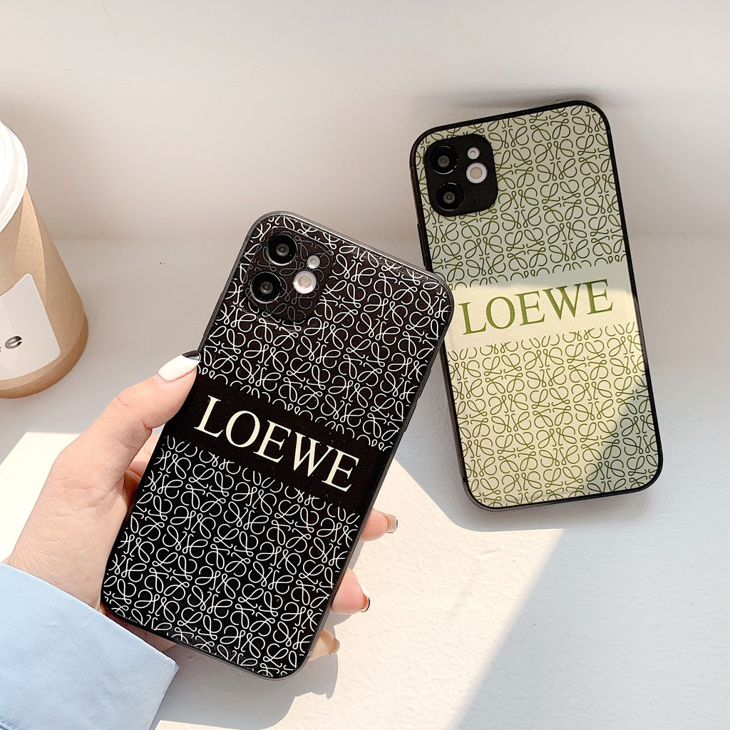 Ốp điện thoại in chữ Loewe thời trang cho iPhone12 iPhone7/8/se2 iPhone7plus/8plus iPhonex/xs iPhonexsmax 11