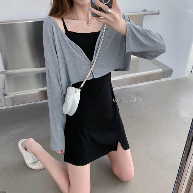 Đầm Dáng Ôm Xiaozhainv Thiết Kế Đơn Giản Thời Trang Hàn Quốc Cho Nữ | BigBuy360 - bigbuy360.vn
