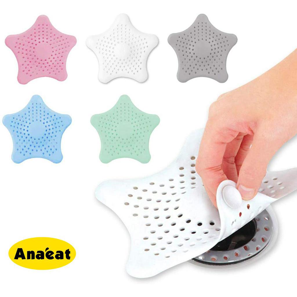 Tấm Lọc ANAEAT Bằng Silicon Giúp Lược Sợi Tóc  Dành Cho Cống Thoát Nước Bồn Rửa Nhà Bếp Gia Dụng