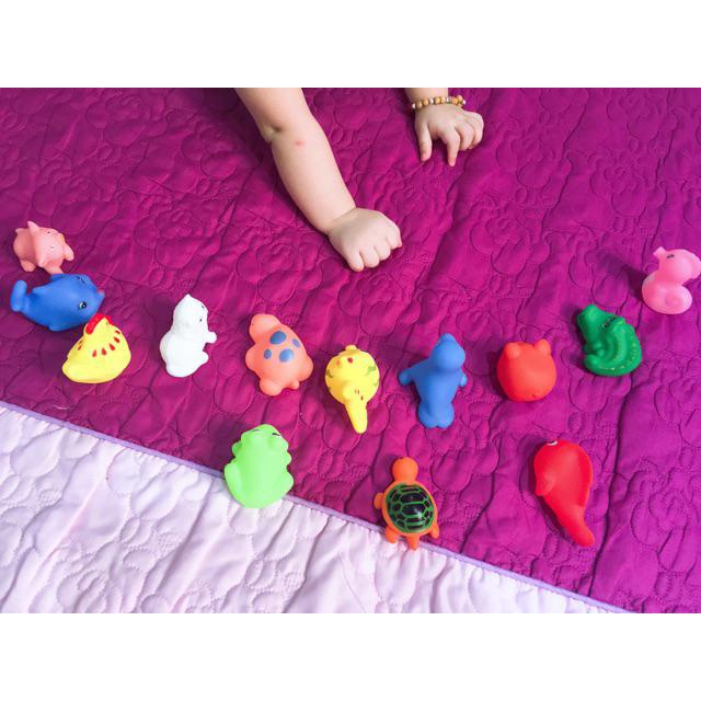 Đồ chơi thú chip chip thả bồn tắm đáng yêu cho bé - túi 10 con