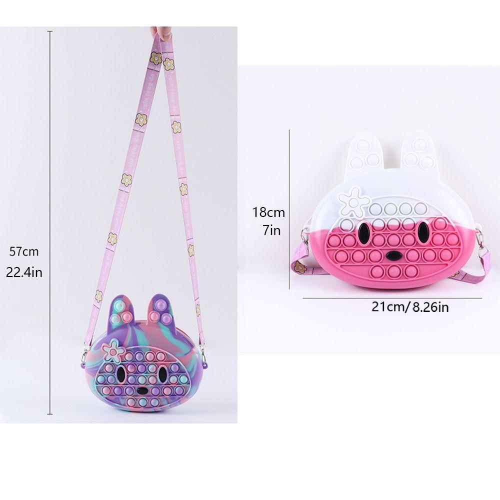 UUMIR Pop Túi Xách Tote Đeo Vai Bằng Silicone Đơn Giản Giảm Căng Thẳng