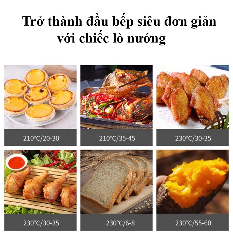 Lò Nướng Điện Mini, Đồ Dùng Nhà Bếp 12L, Có Điều Chỉnh Thời Gian Và Nhiệt Độ-lò Vi Sóng Mini Công Nghệ Nướng 3D