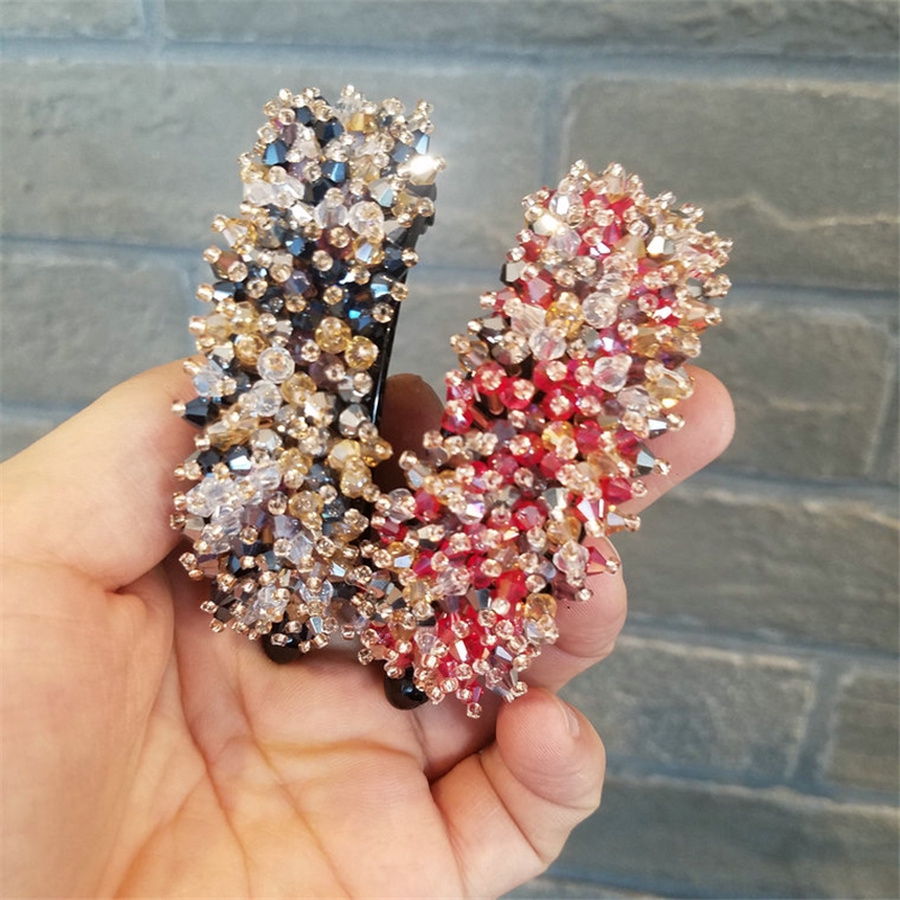 Kẹp Tóc Đính Hạt Pha Lê Thời Trang Hàn Quốc