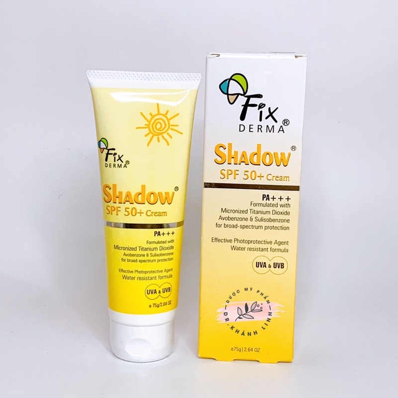 Kem Chống Nắng Fixderma Shadow SPF 50+ (75g)