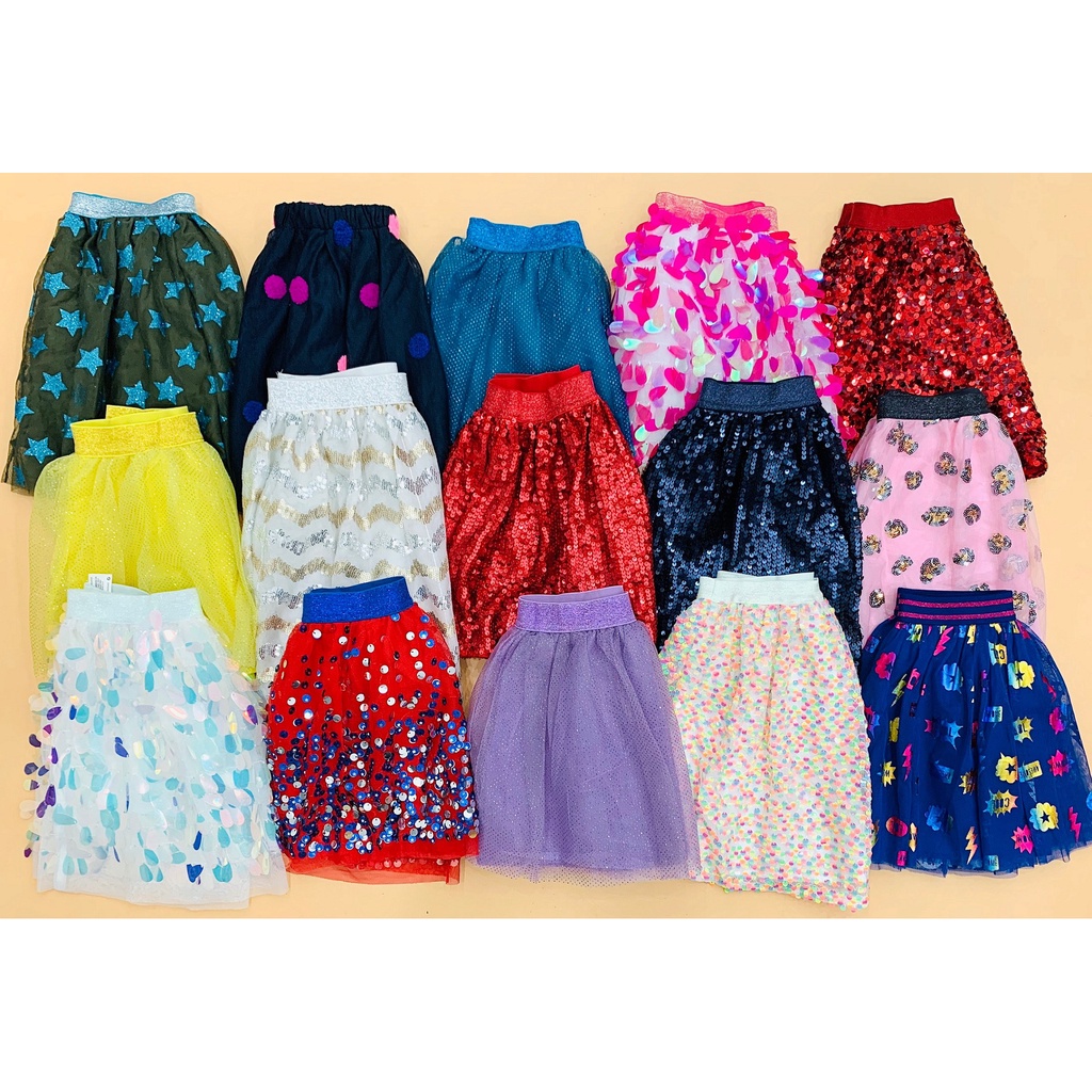 -CHÂN VÁY KIM SA LƯNG THUN CAT&JACK