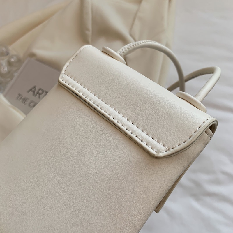 Túi đeo chéo CHAIKA KILTER CK390 da PU màu trơn đựng điện thoại thời trang cho nữ