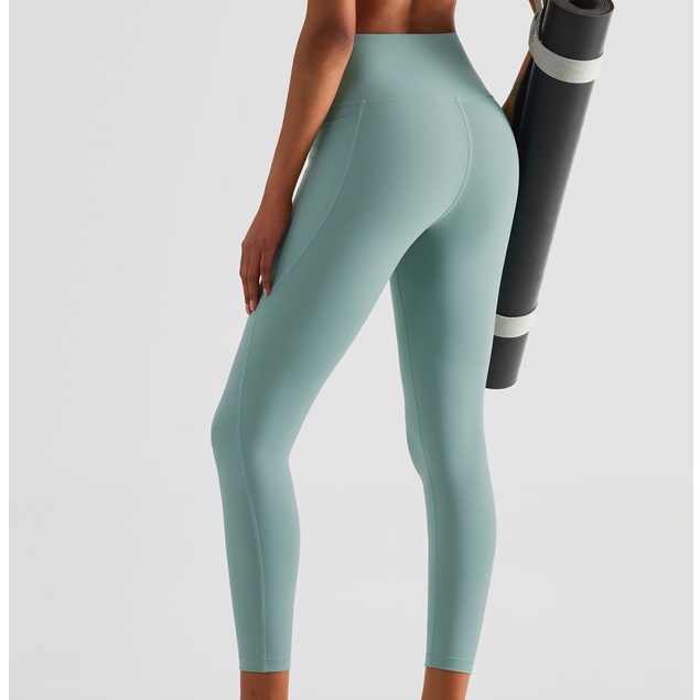 Quần legging Hoppe Fumeng có túi phong cách thể thao thời trang cho nữ