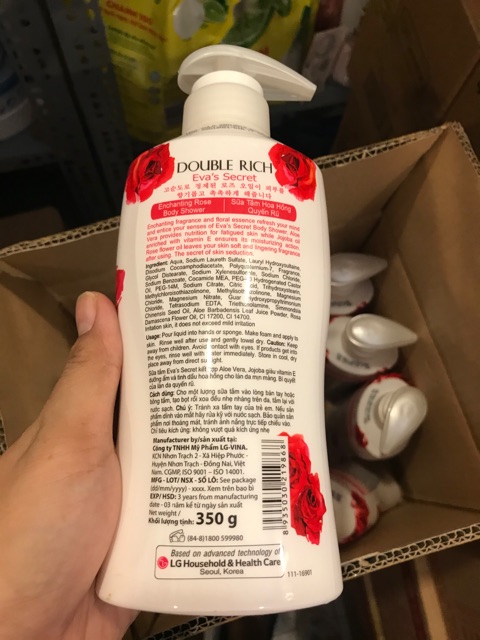 Sữa tắm trắng da hương hoa Double rich 350g | BigBuy360 - bigbuy360.vn