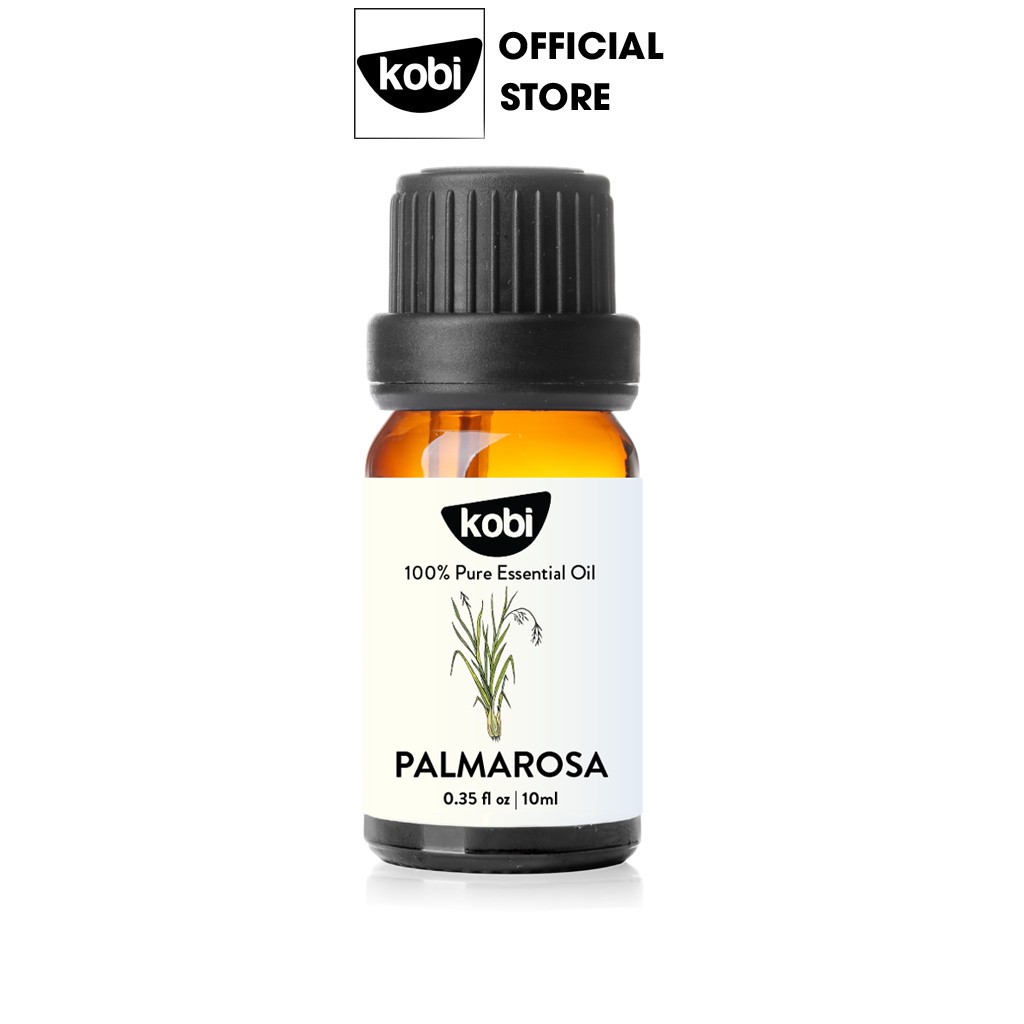 Tinh dầu Sả hoa hồng Kobi Palmarosa essential oil giúp đuổi muỗi, khử mùi, làm thơm phòng - 30ml