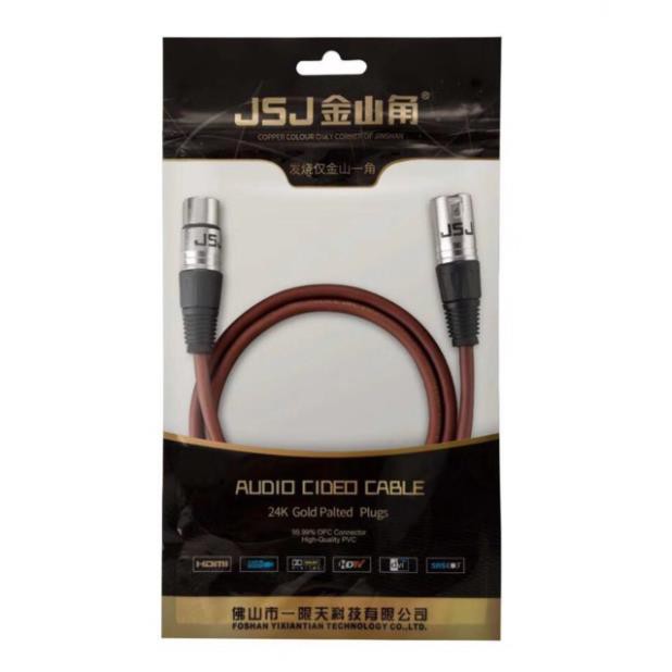 Dây Canon 2 Đầu Chống Nhiễu JSJ ( CHÍNH HÃNG)