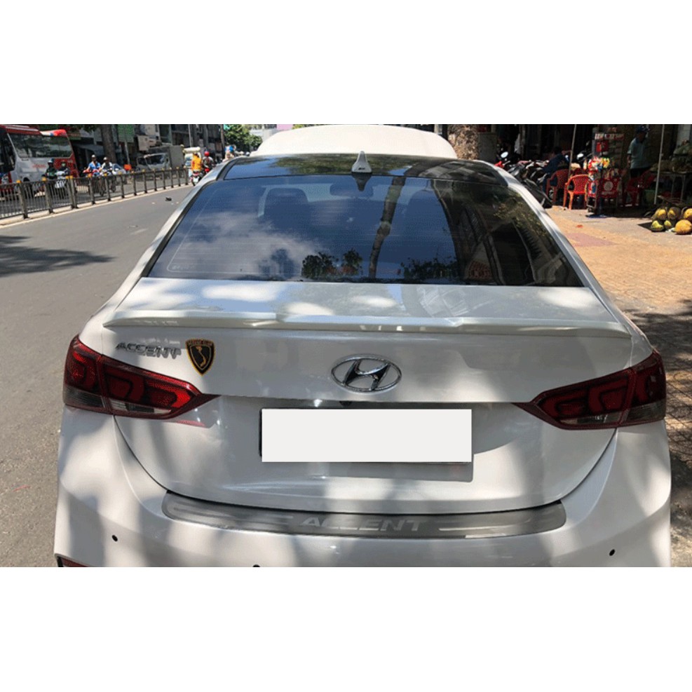 Đuôi Gió Liền Cốp Huyndai Accent 2022-2018, Dùng Cho Cả Elantra Hàng Mộc Chưa Sơn