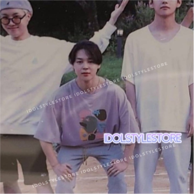 (Quà tặng kèm card idol) áo phông đôi ITS soop BTS suga jhope RM Jimin