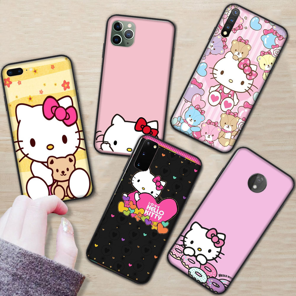 Ốp điện thoại hình Hello Kitty 112RR cho Samsung Galaxy Note 8 20 S21 S20 FE Ultra Plus