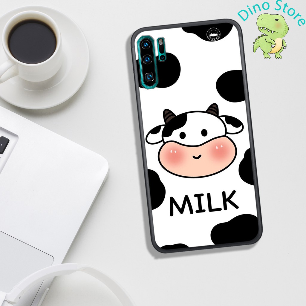ỐP LƯNG HUAWEI P30 PRO, IN HÌNH CHÚ BÒ SỮA CUTE.