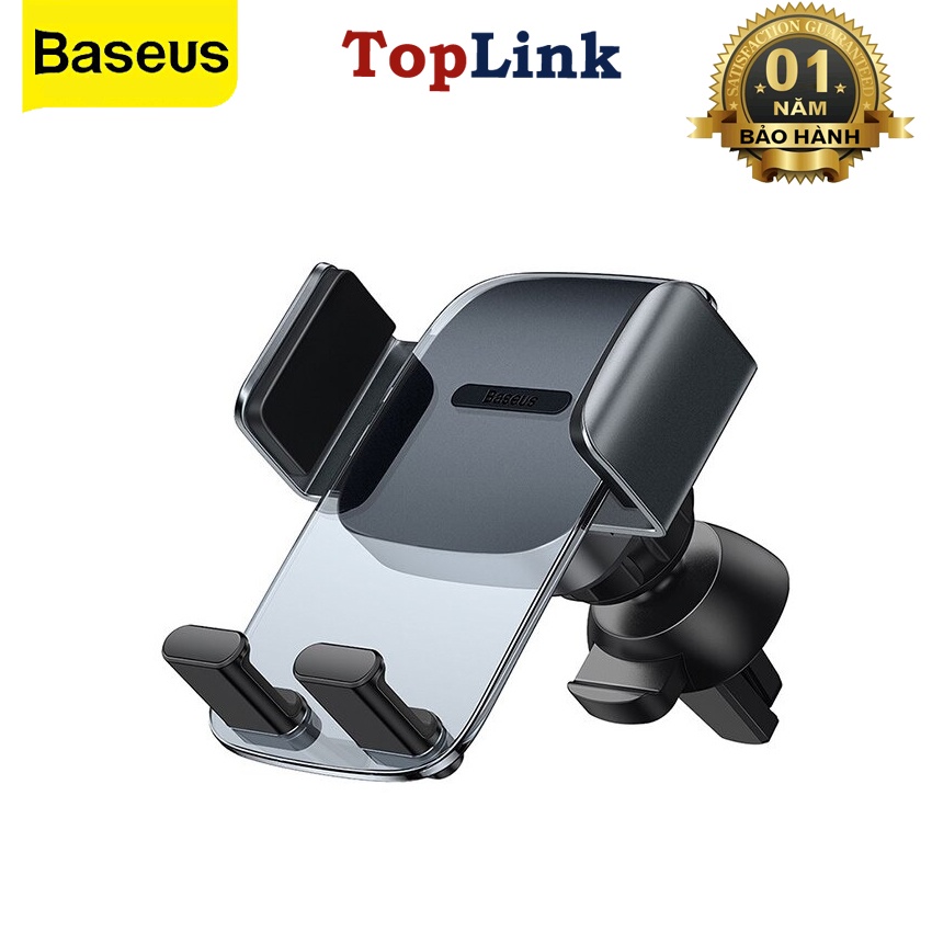 Giá Đỡ Điện Thoại Trên Ô TÔ, Kẹp Điện Thoại Trên Xe Hơi Baseus Gắn Cửa Gió Hoặc TapLo Xoay Điện Thoại Ngang Dọc