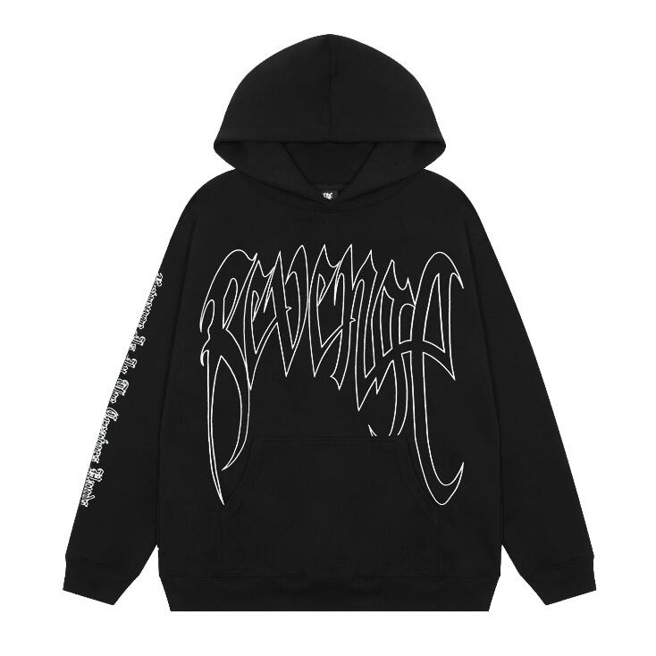 Áo hoodie cotton Họa Tiết revenge Thời Trang Cho Nam Nữ