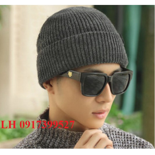 Mũ len nam nữ nón len nam nữ 2 lớp thời trang Hàn QUốc V18NL4