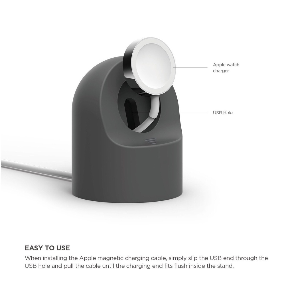 Đế Sạc Bằng Cao Su Thiết Kế Độc Đáo Cho iwatch 7 6 5 4 SE 3 2 1