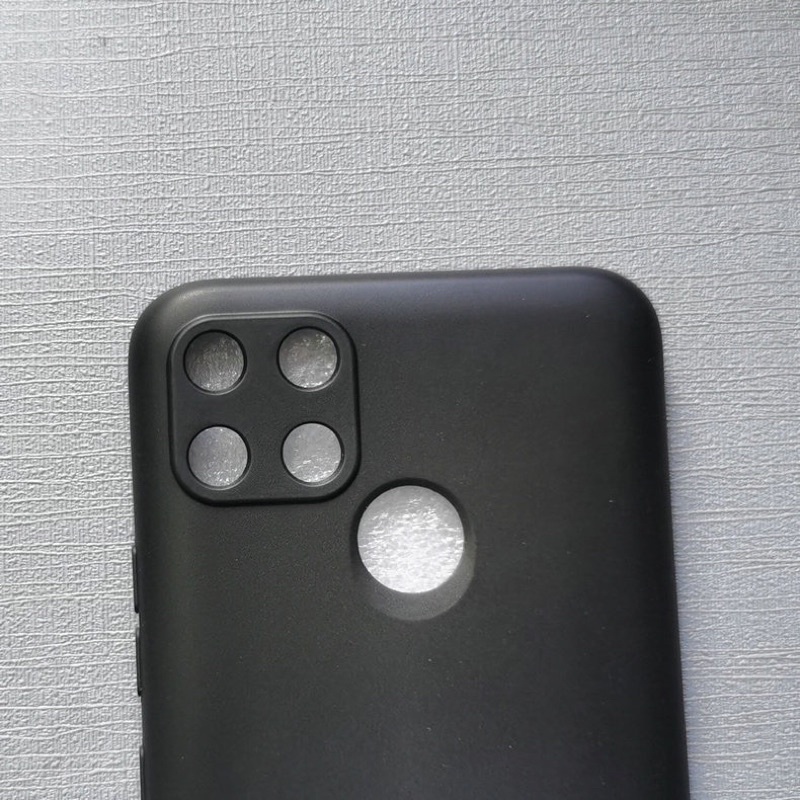 Ốp lưng dẻo màu đen cho Vivo C21Y Silicon chống bẩn chống Vân tay cao cấp