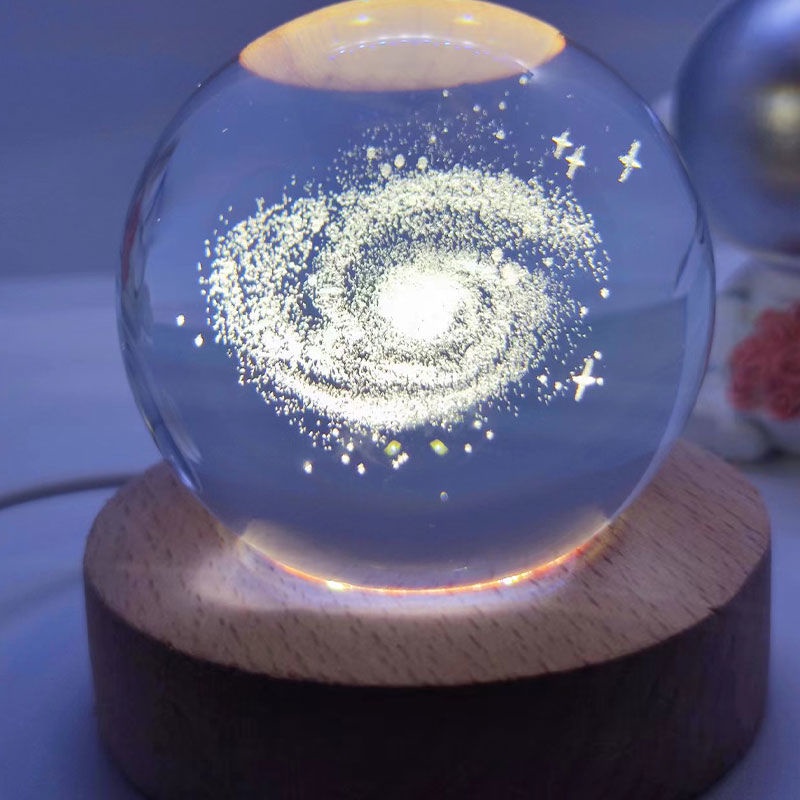 Đèn Ngủ Để Bàn Hình Cá Heo Đính Pha Lê Phát Sáng AMT9