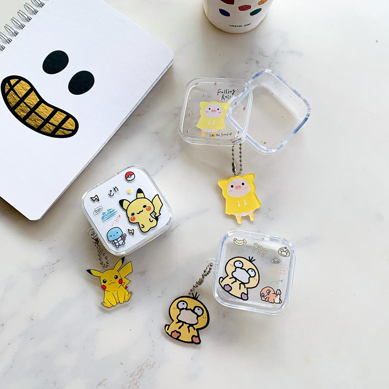 For Mi True Wireless Earphones 2 Basic cute Pikachu soft TPU Transparent Protective Case for Xiaomi Air 2 SE cartoon Donald Duck Earphone Case