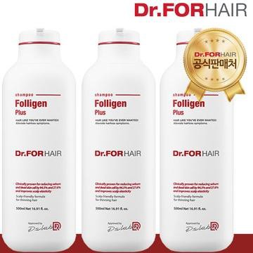 Dầu Gội Ngăn Rụng Tóc Dr For Hair Folligen Plus Shampoo Relieving Hair Loss