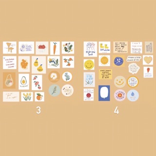 Sticker Hình Dán Trang Trí 20 Miếng