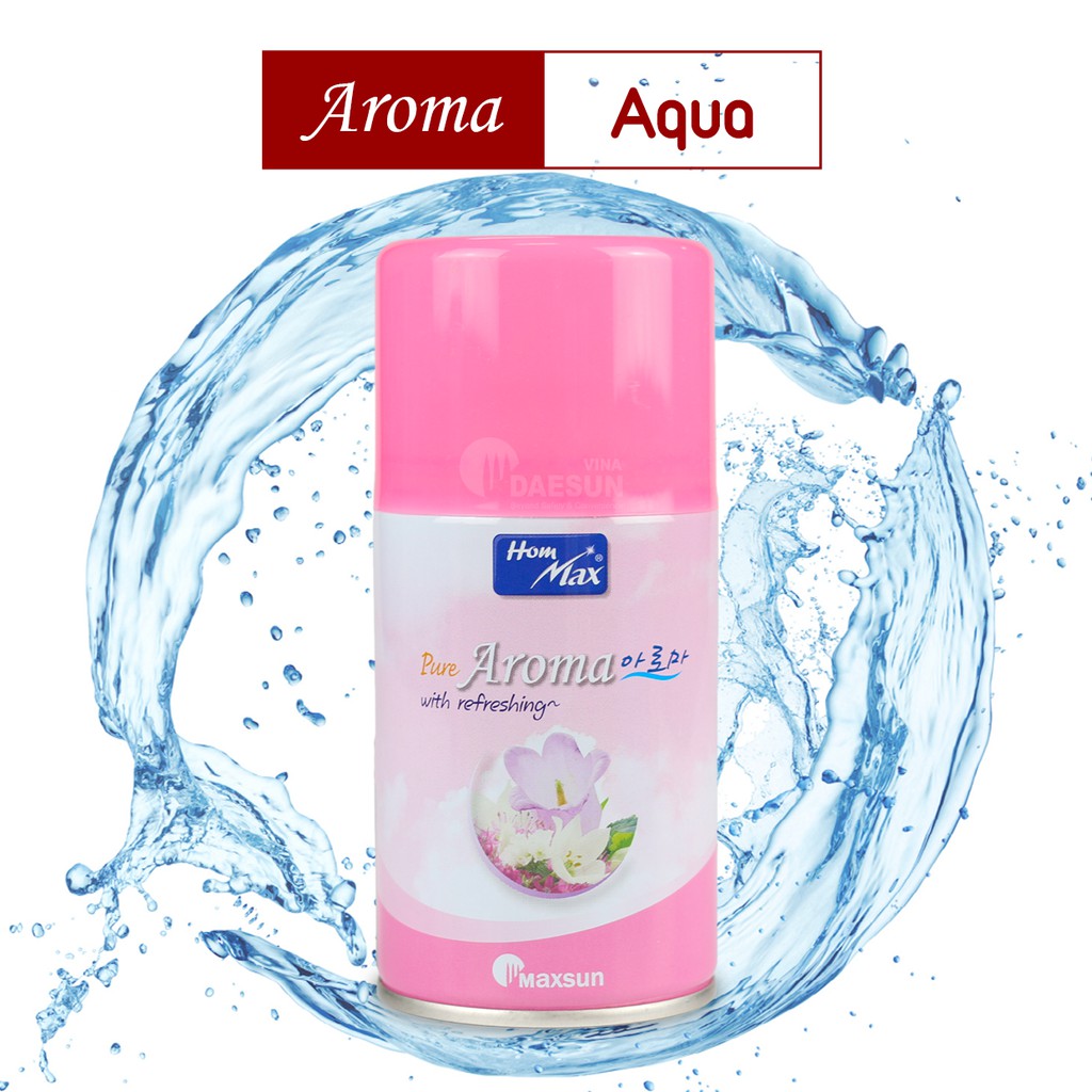 [COMBO] Máy Xịt Phòng Tự Động và Nước Hoa Xịt Phòng Aroma Hommax - Nhập Khẩu Hàn Quốc | Hàng Chính Hãng