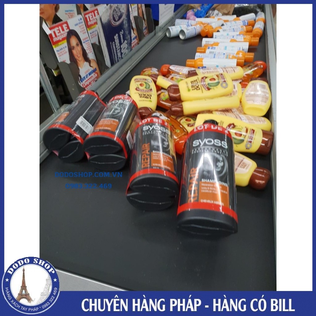 Dầu gội đầu syoss (DoDo Shop - Hàng Pháp xách tay - Hàng có bill)