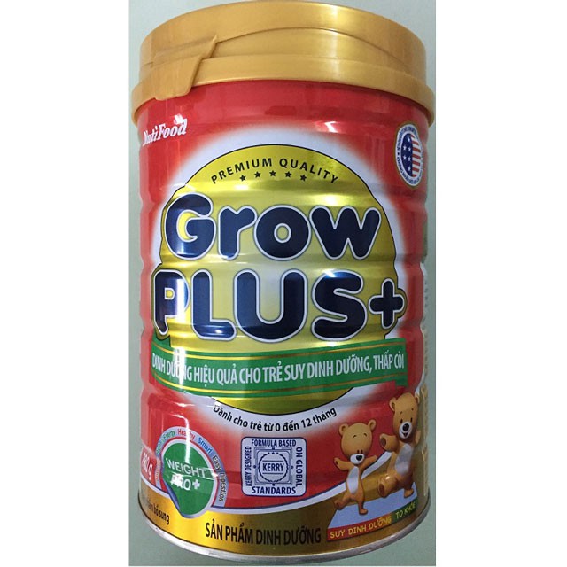 Sữa bột GROW PLUS+ SUY DINH DƯỠNG dưới 1 TUỔI LON 780G