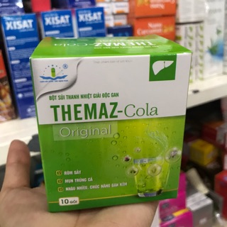 💫 THEMAZ - BỘT SỦI THANH NHIỆT GIẢI ĐỘC GAN (HỘP 10 gói)