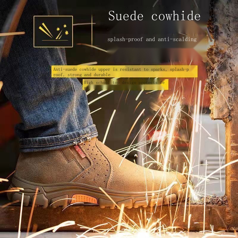 Giày Bảo Hộ Lao Động Chống Sặc / Chống Bẩn / Chống Va Chạm Cho Nam