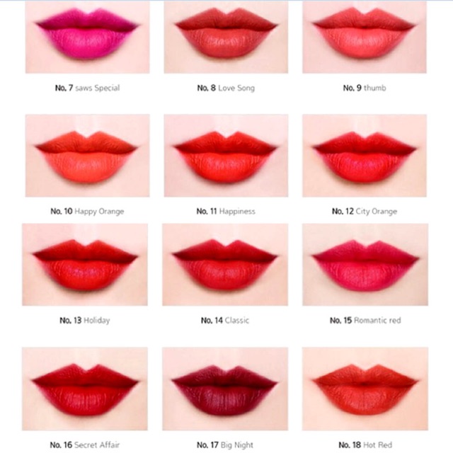 Son Mamonde True Color Lip Stick ( chỉ còn màu 13,18,16)