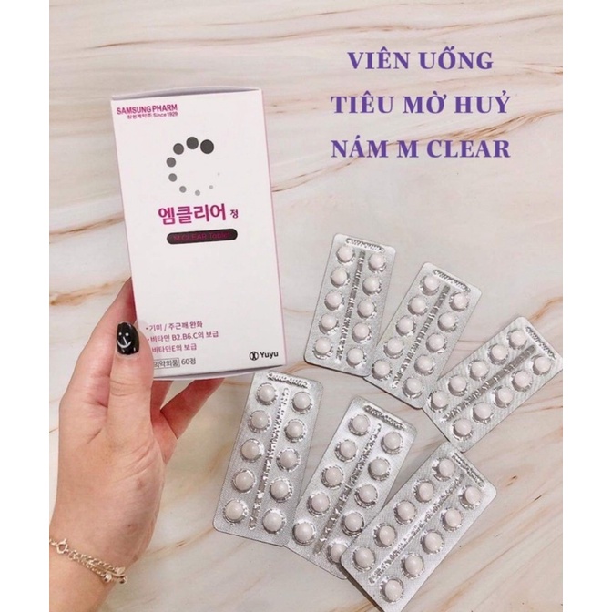 Viên Uống Mờ Hủy Nám M Clear & Viên Uống Mờ Hủy Nám Mela for you