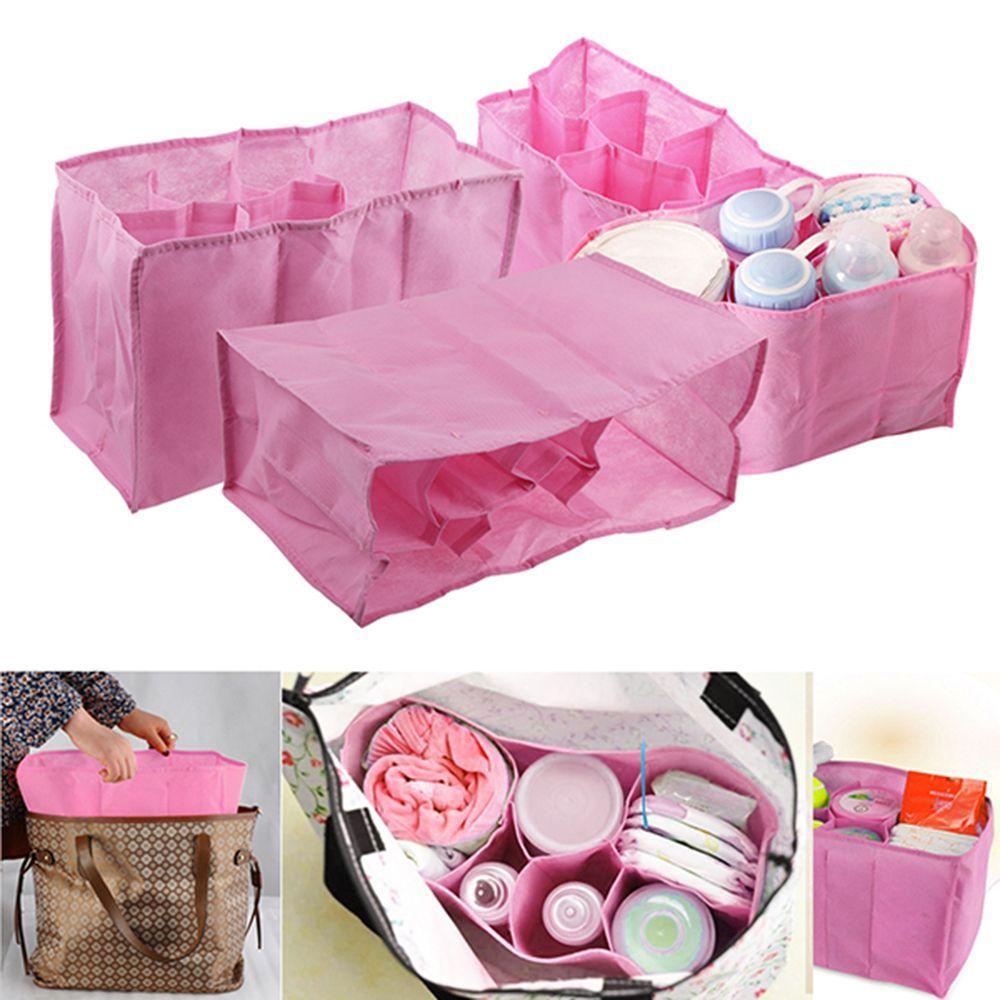 Túi Đựng Tã Lót Bình Nước Chia Ngăn Tiện Dụng