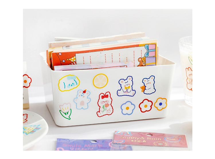 Flowertree Sticker Set 45 miếng dán trang trí tập ảnh/tạp chí dễ thương