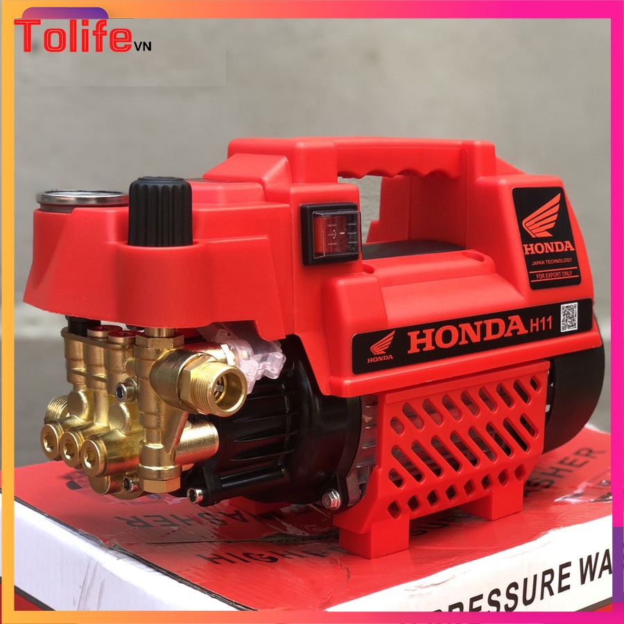 Máy rửa xe Honda 3500w có chỉnh áp bảo hành 12 tháng