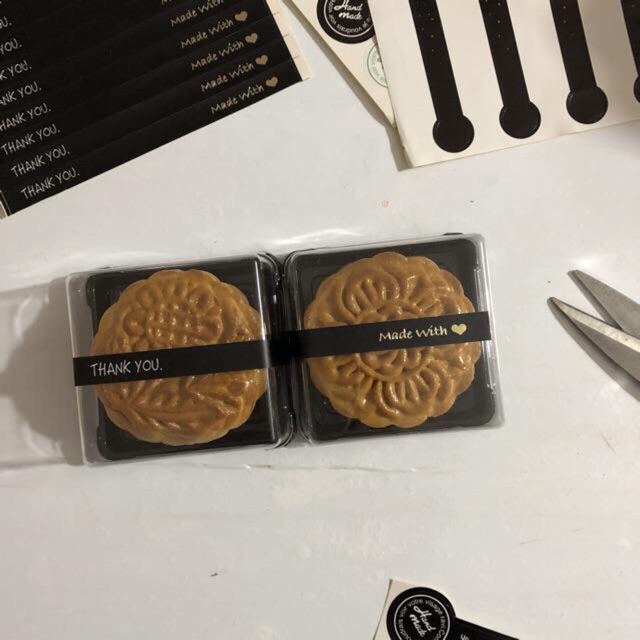 Sticker dài Thank You - Made with ❤️