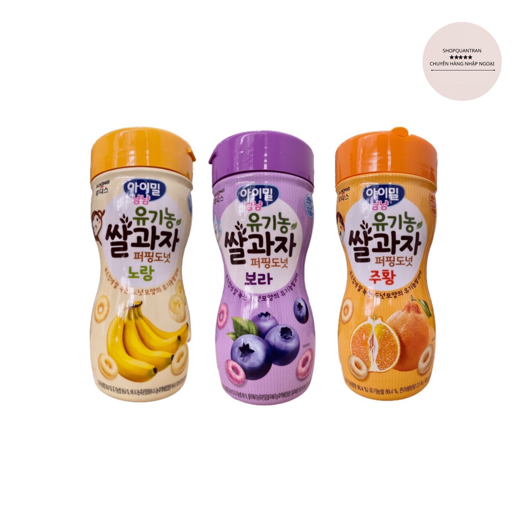 Bánh ăn dặm hữu cơ ILDONG Hàn Quốc hộp 40g Cho Bé Tập Ăn Chính Hãng Giá Tốt