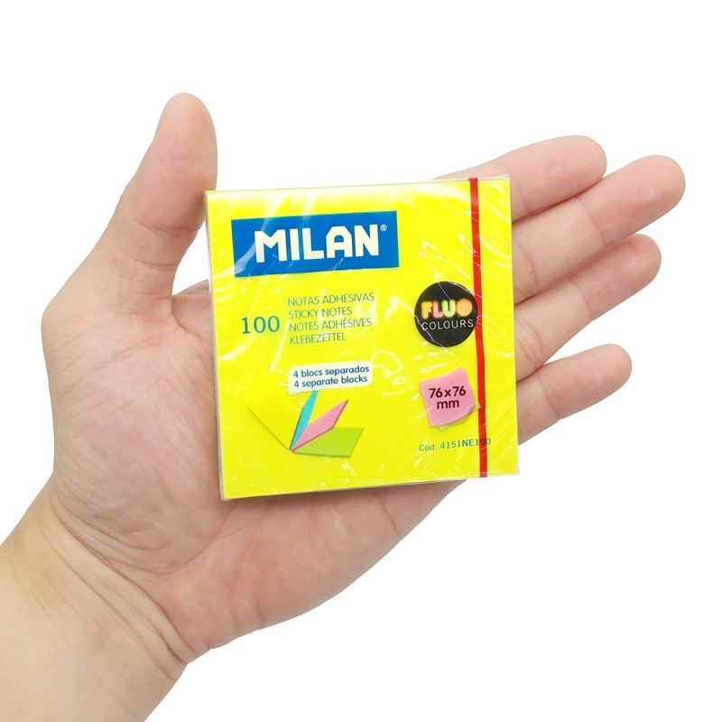 Giấy Note Milan Neon 4 Màu 100 Tờ 4151NE100