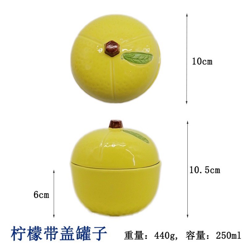 Hũ đựng đồ ăn trái chanh xinh xinh