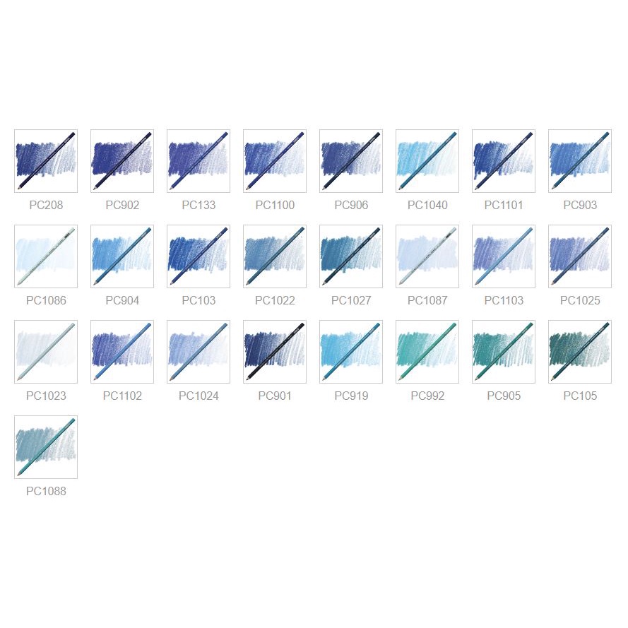 - Bút chì màu PRISMACOLOR Premier Soft Core - Tone Xanh Biển