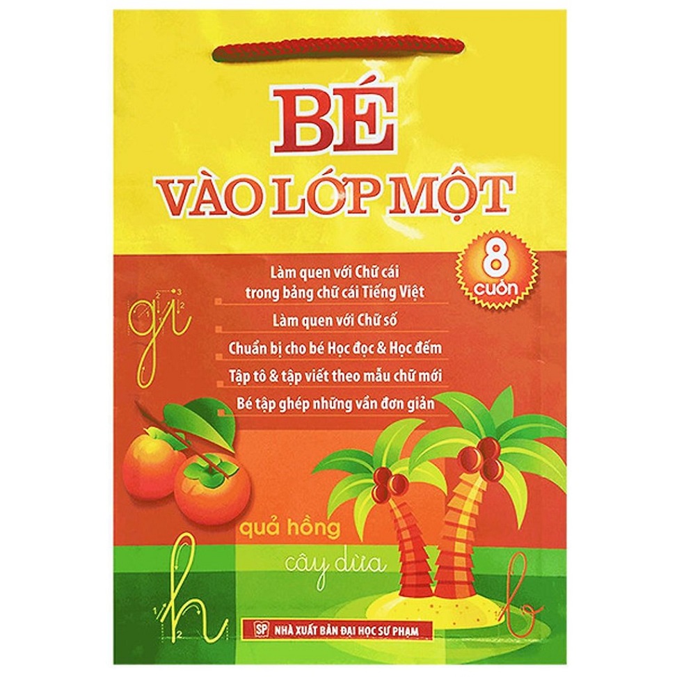 Sách - Bé vào lớp một (Túi 8 cuốn)