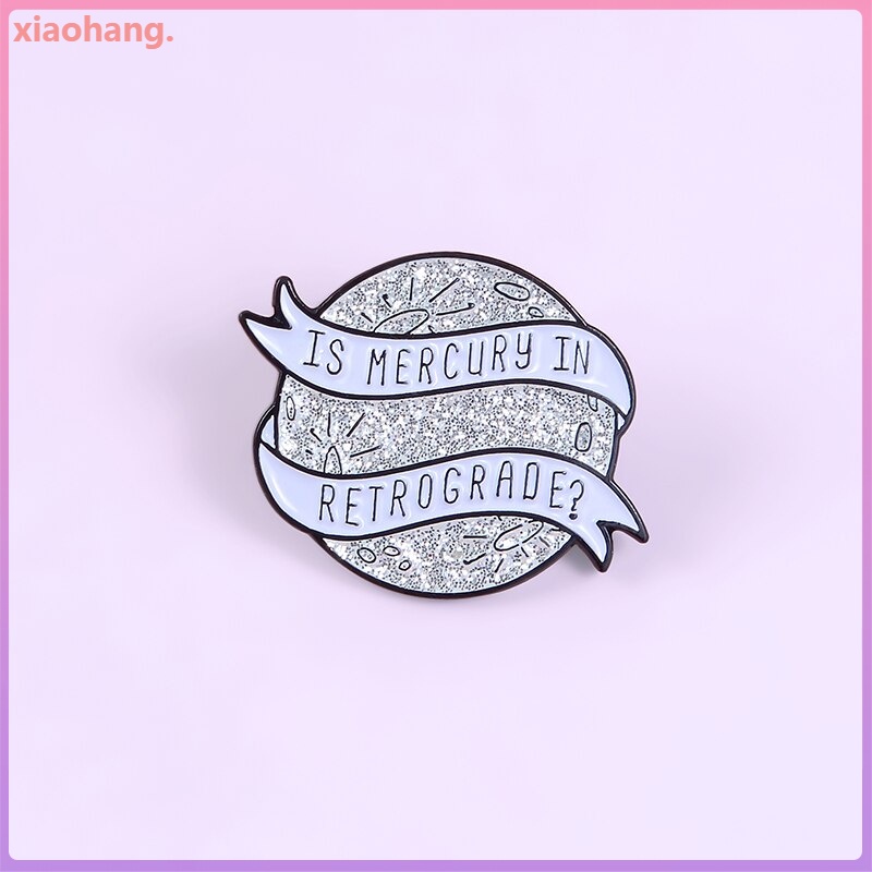 Ghim Cài Áo Kim Loại Hình Vũ Trụ Phong Cách Punk Cho Nam Nữ