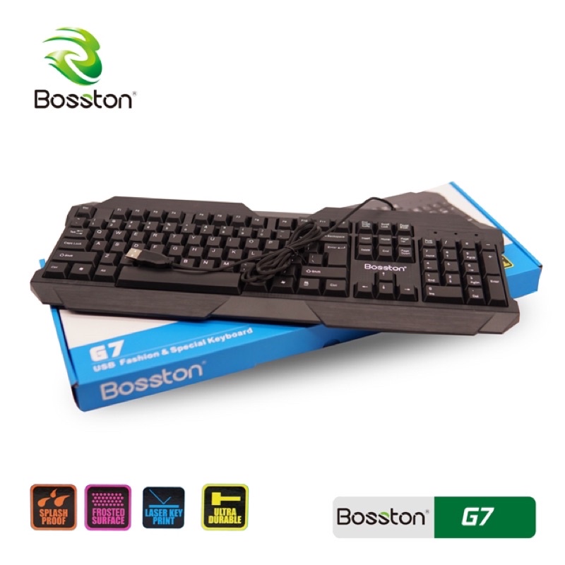 Bàn Phím Gaming Bosston G7 Chính Hãng (Đen)