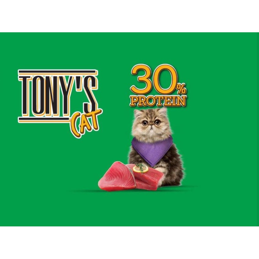 &lt;Bao lớn&gt; tony cat 1.5kg - thức ăn hạt cho mèo vị cá ngừ  (dùng cho mèo con và mèo trưởng thành)