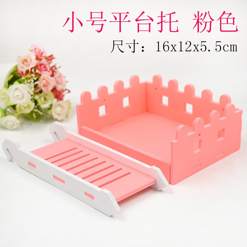 Tầng gỗ màu 16x12x5.5cm cho hamster