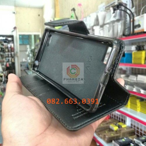 Bao da Oppo F3(a77) /F3 LITE(a57 )/F3 PLUS/ F1S(a59) có nắp gập chống đỡ xem phim, ngăn đựng tiền