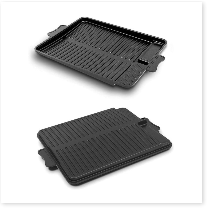 🆕 Chảo nướng bếp Ga Korean BBQ Grill Pan Meat Grill Barbeque Grill Limited