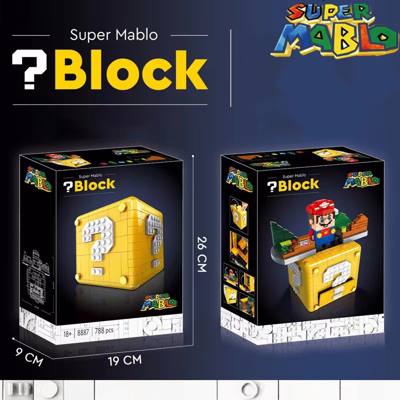 Đồ Chơi Lắp Ráp Kiểu LEGO Mô Hình Minecraft / Iron Man / Mario Box LW423,2075,8887 Với 722+ PCS